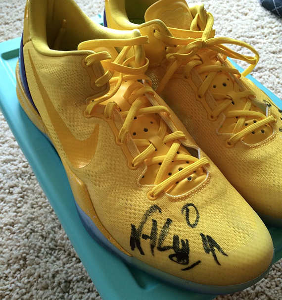 Nike Kobe 8 Nick Young Swaggy P Autograph 8