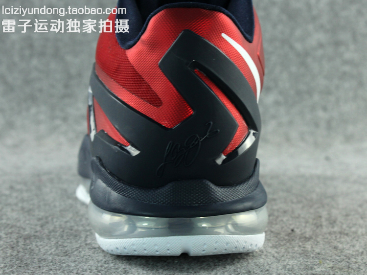 Nike Lebron 11 Low University Red Obsidian White 02