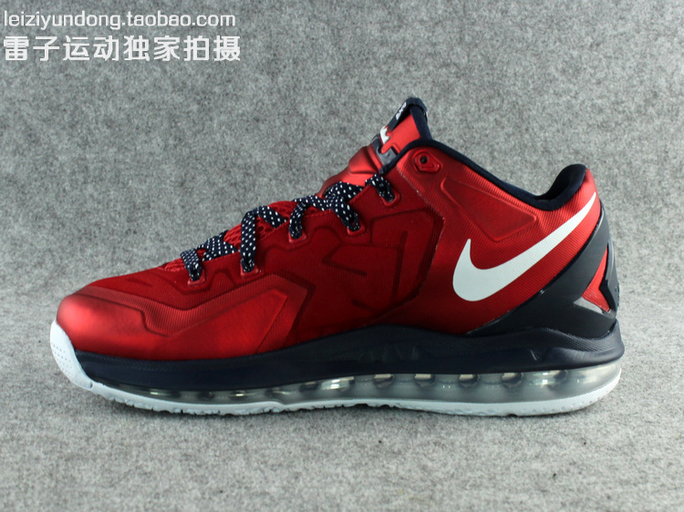 Nike Lebron 11 Low University Red Obsidian White 10
