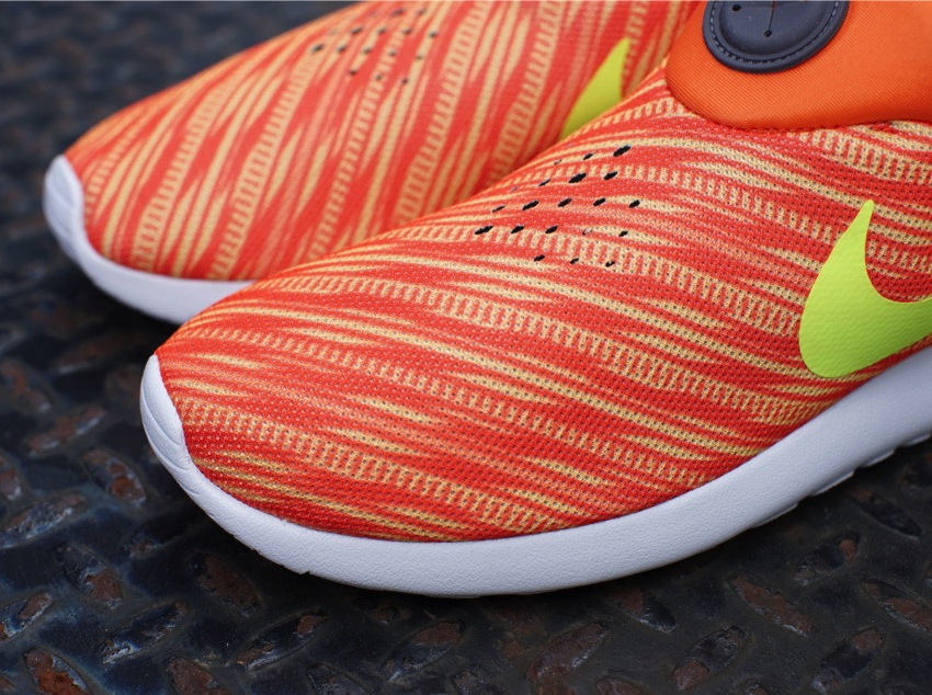 Nike Roshe Run Slip On Gpx Electric Orange Volt Atomic Mango 07