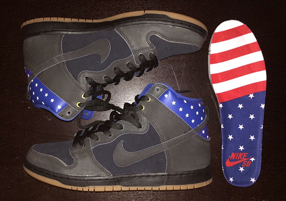 Nike Sb Dunk High Usa Flag