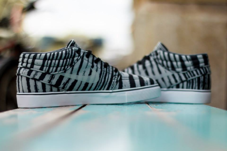 Nike Sb Stefan Janoski Mid Grey Tiger Stripe 05