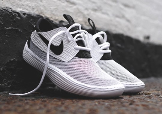 Nike Solarsoft Moccasin – White – Black