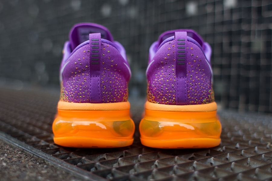 Nike Womens Flyknit Max Atomic Purple Total Orange 02