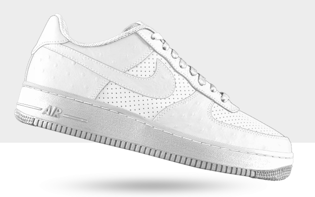 Nikeid Air Force 1 All White 02