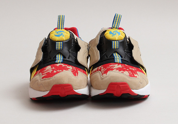 Puma Disc Blaze Tropical Red Yellow Beige 1