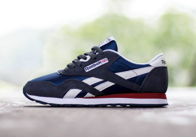 Reebok Classic Nylon - Navy - Graphite - Red - White