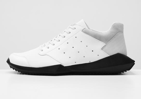 Rick Owens Adidas Tech Runner White Black