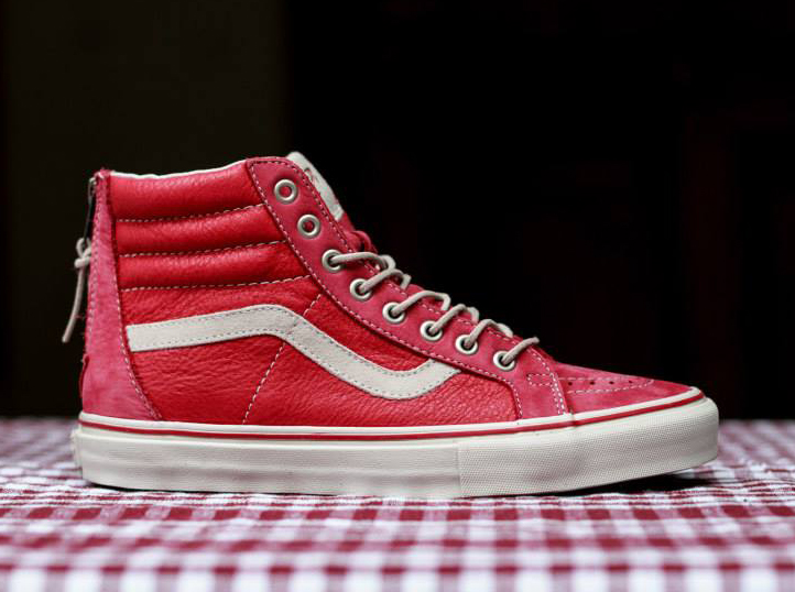 Vans Vault Sk8 Hi Reissue Zip Lx Jester Red 01