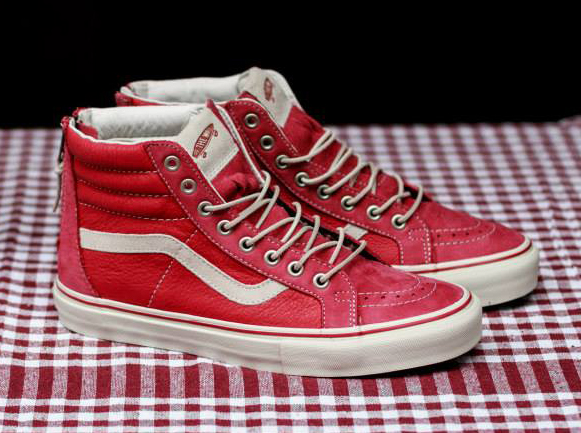 Vans Vault Sk8 Hi Reissue Zip Lx Jester Red 03