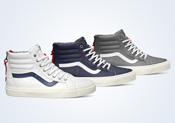 Vans Sk8-Hi Zip Leather "Pinstripe Lining" Pack