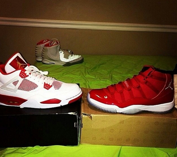 Air Jordan 11 Red White Pe 1