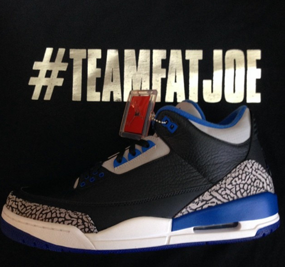 Air Jordan 3 Sport Blue Fat Joe 1