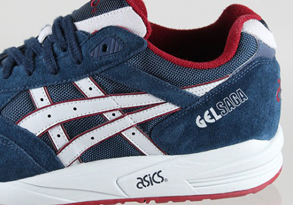 Asics Gel Saga Navy Red