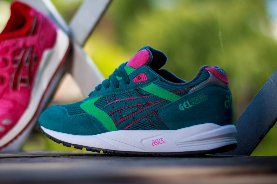 Asics Gel Saga Shaded Spruce Pink 03