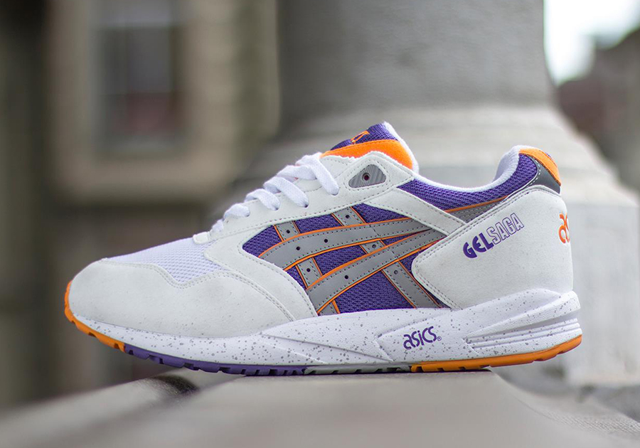 Asics Gel Saga White Yellow Purple 1