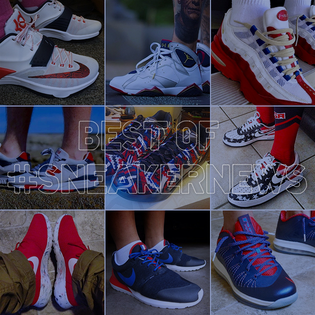 Best of #SneakerNews - Red, White, and Blue Sneakers