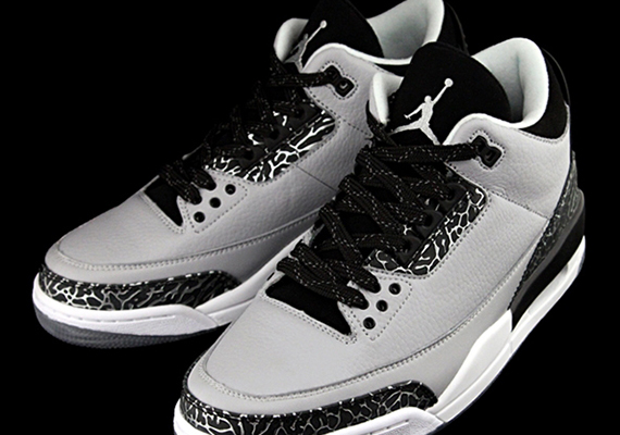 The Air Jordan 3 "Wolf Grey" With Clear Soles