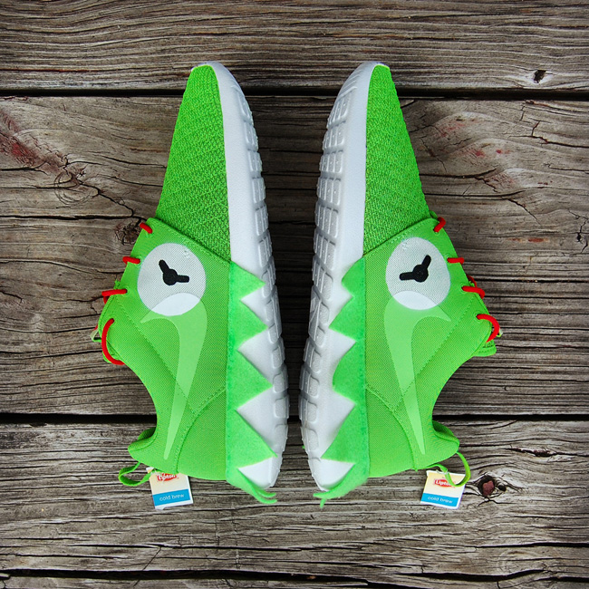 Kermit Meme Gourmet Kickz Nike Roshe Run 03
