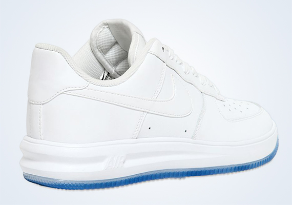 Lunar Force 1 Leather White Ice