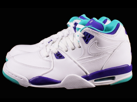 Nike Air Flight ’89 – White – Dark Concord – Hyper Jade