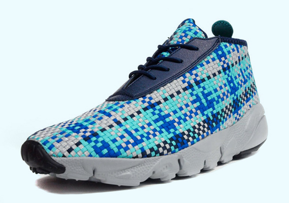 Nike Air Footscape Desert Chukka - Navy - Grey - Light Blue