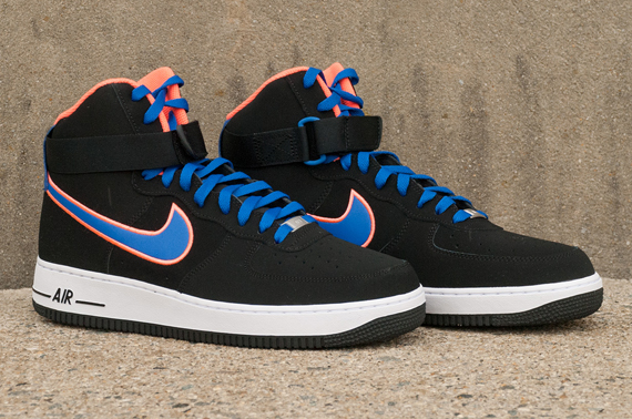 Nike Air Force 1 High Game Royal Bright Mango Black 2