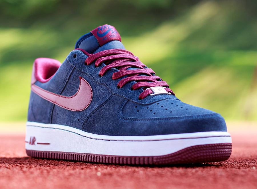 Nike Air Force 1 Low - Midnight Navy - Deep Garnet