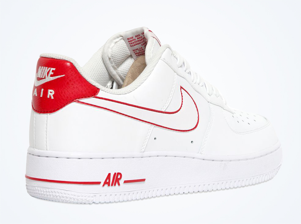 Nike Air Force 1 Low - White - Red