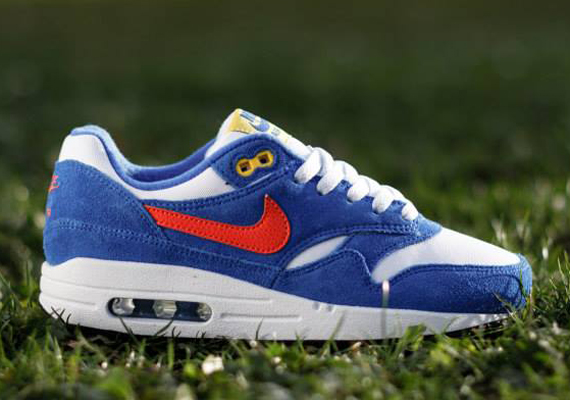 Nike Air Max 1 GS - Team Orange - Hyper Cobalt