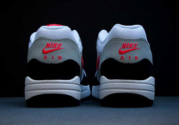 Nike Air Max 1 White Crimson Black 2