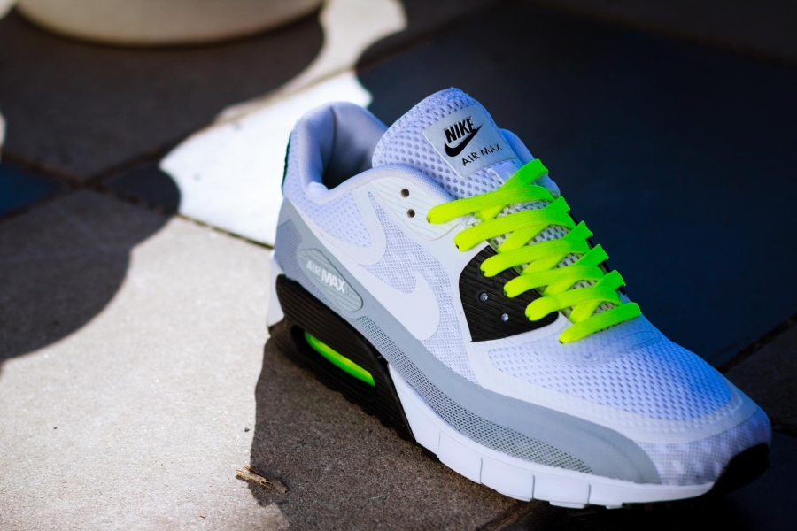 Nike Air Max 90 Breathe White Black Volt 02