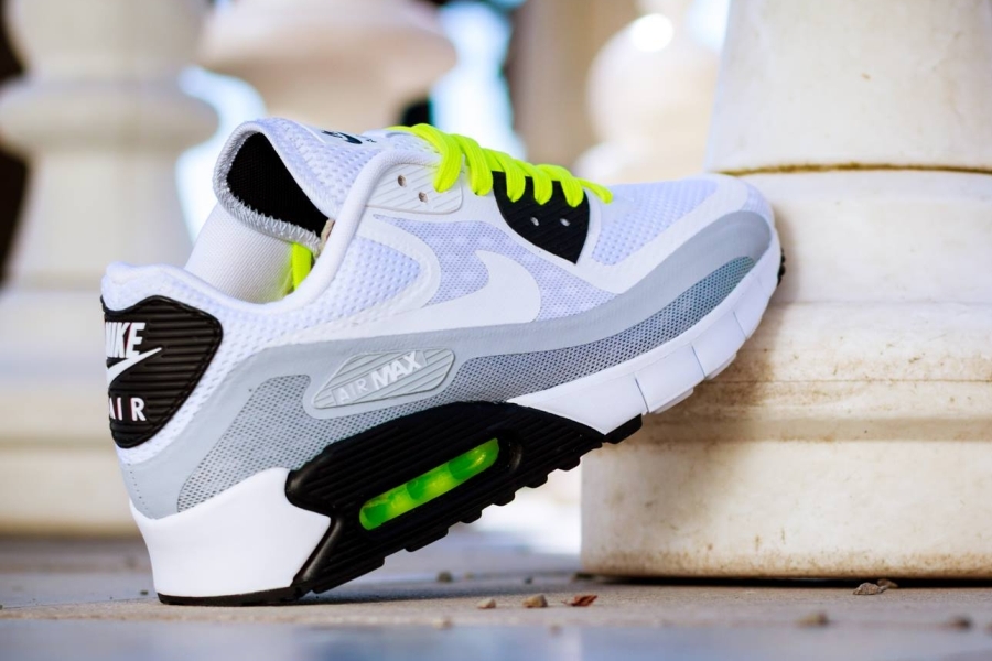 Nike Air Max 90 Breathe White Black Volt 04