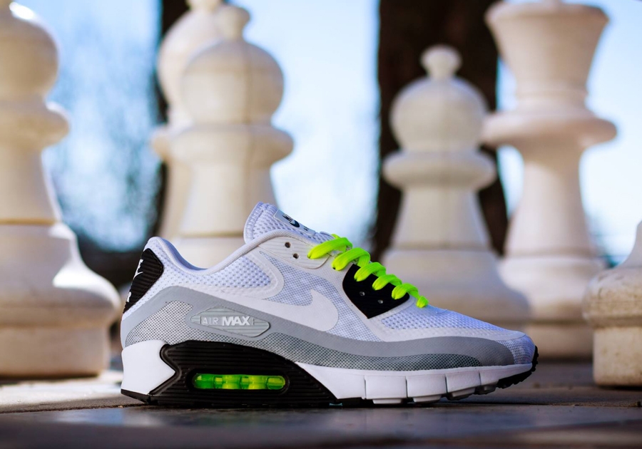 Nike Air Max 90 Breathe White Black Volt