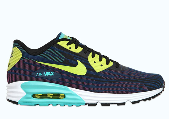 Nike Air Max Lunar90 Jacquard - Navy - Volt - Aqua