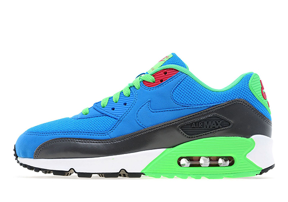 Nike Air Max 90 Photo Blue Medium Ash Poison Green 1