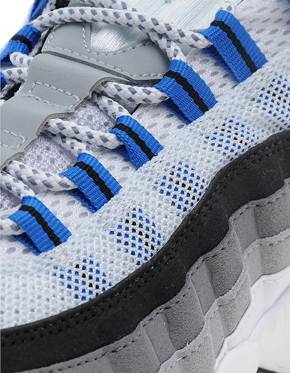 Nike Air Max 95 White Hyper Cobalt Pure Platinum 5