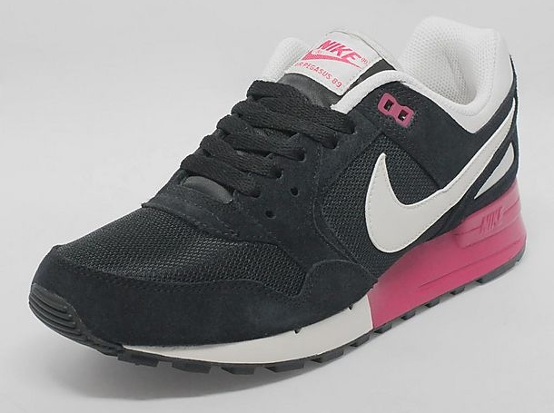 Nike Air Pegasus '89 - Black - Light Bone - Fuchsia Force