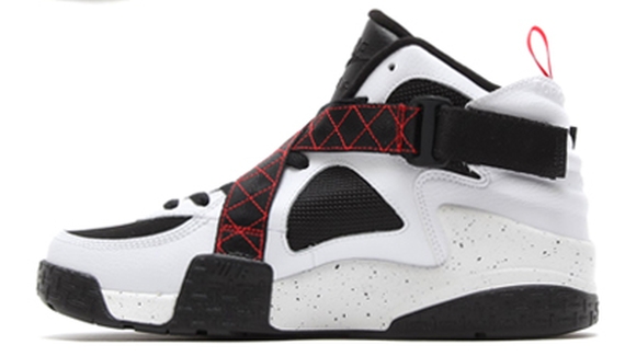 Nike Air Raid White Black University Red 04