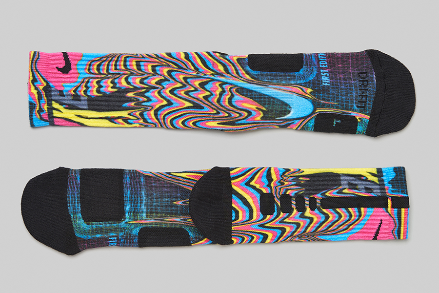 Nike Elite Digital Ink Print Sock 3