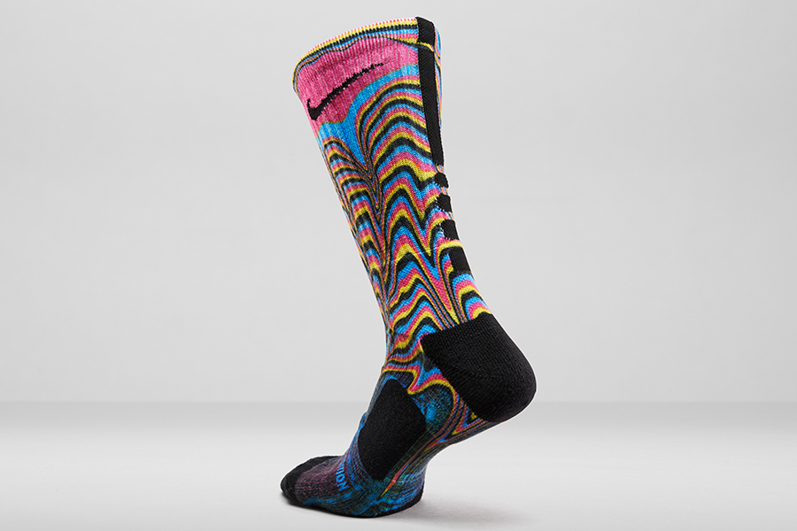 Nike Elite Digital Ink Print Sock 4