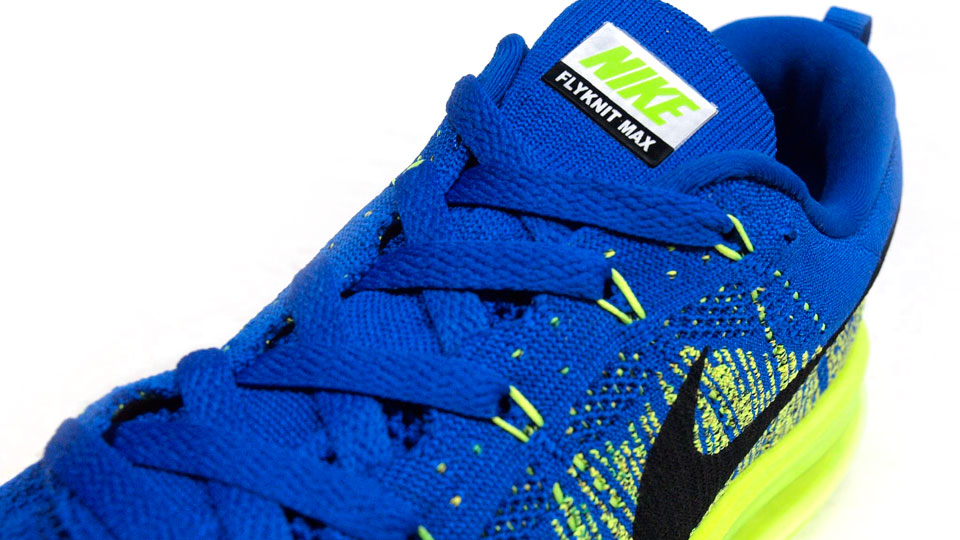Nike Flyknit Air Max Blue Volt 01