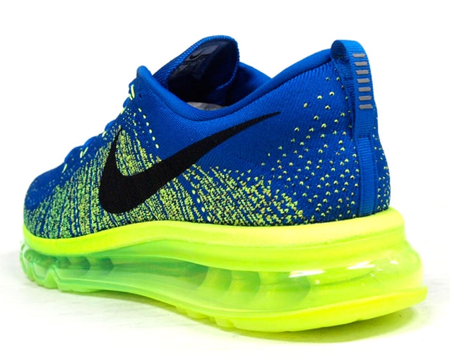 Nike Flyknit Air Max Blue Volt 05