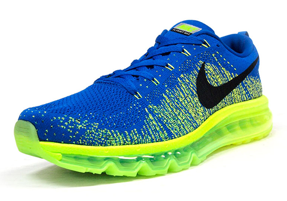 Nike Flyknit Air Max Blue Volt