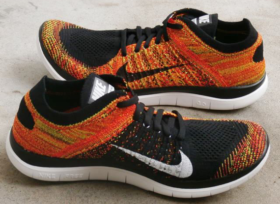 Nike Free 4 Flyknit Bright Crimson 01