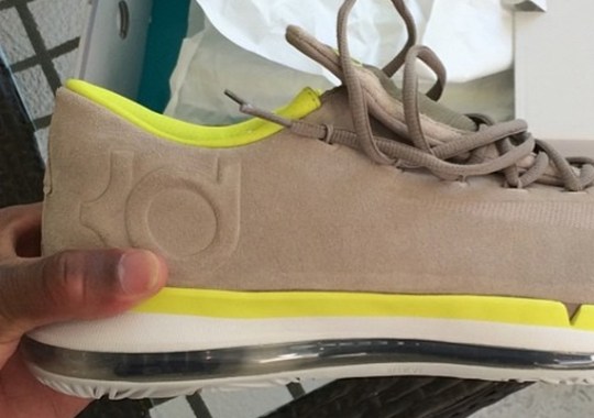 fragment design x Nike KD 6 Elite – Grey – Volt