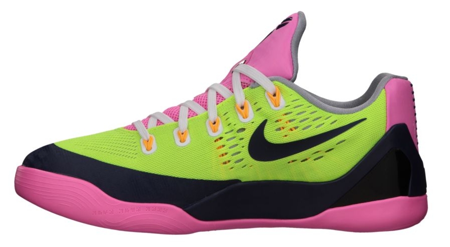Nike Kobe 9 Em Gs Volt Midnight Navy Pink Glow 03