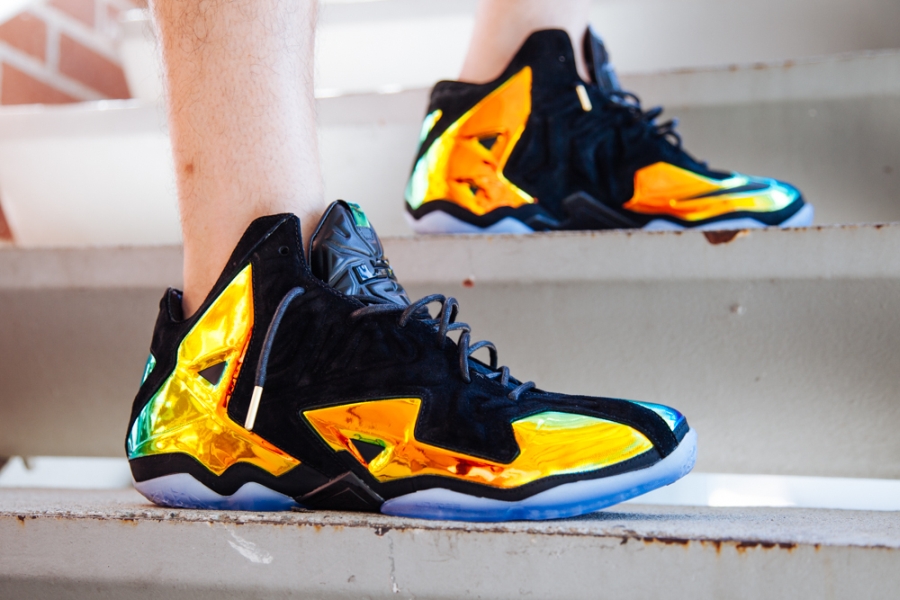 Nike Lebron 11 Ext Kings Crown On Feet 08