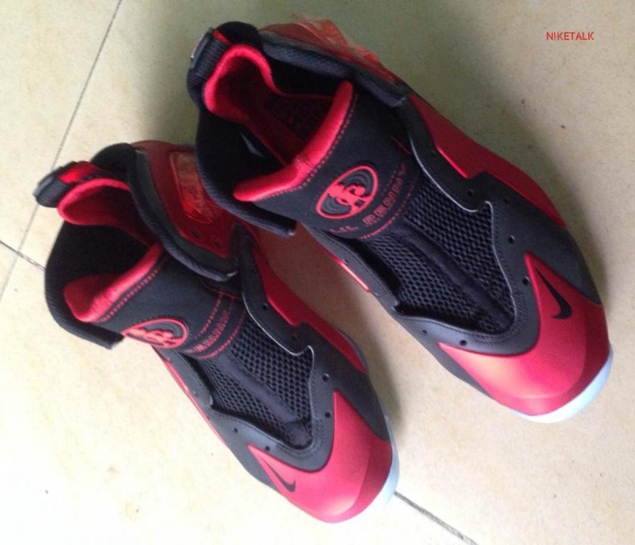 Nike Lil Penny Posite University Red Black 01