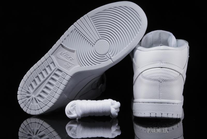 Nike Sb Dunk Mid All White 5